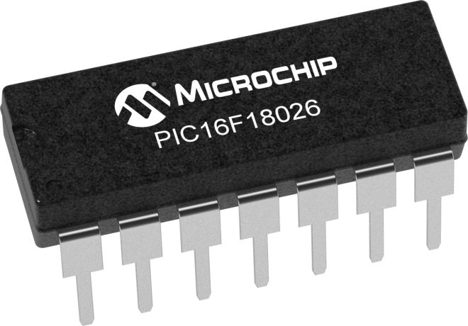 PIC16F18026-I/P, Microchip
