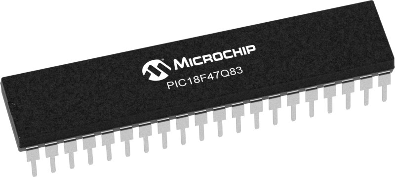 PIC18F47Q83-I/P, Microchip
