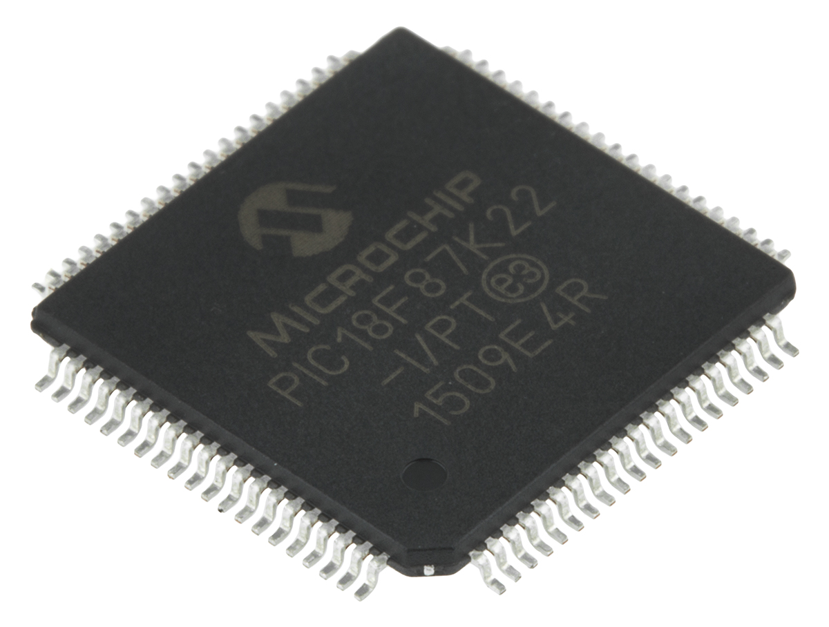 PIC18F87K22-I/PT, Microchip