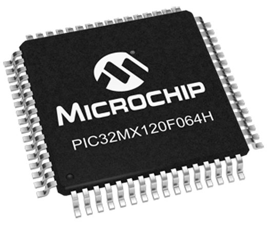 PIC32MX120F064H-I/PT, Microchip