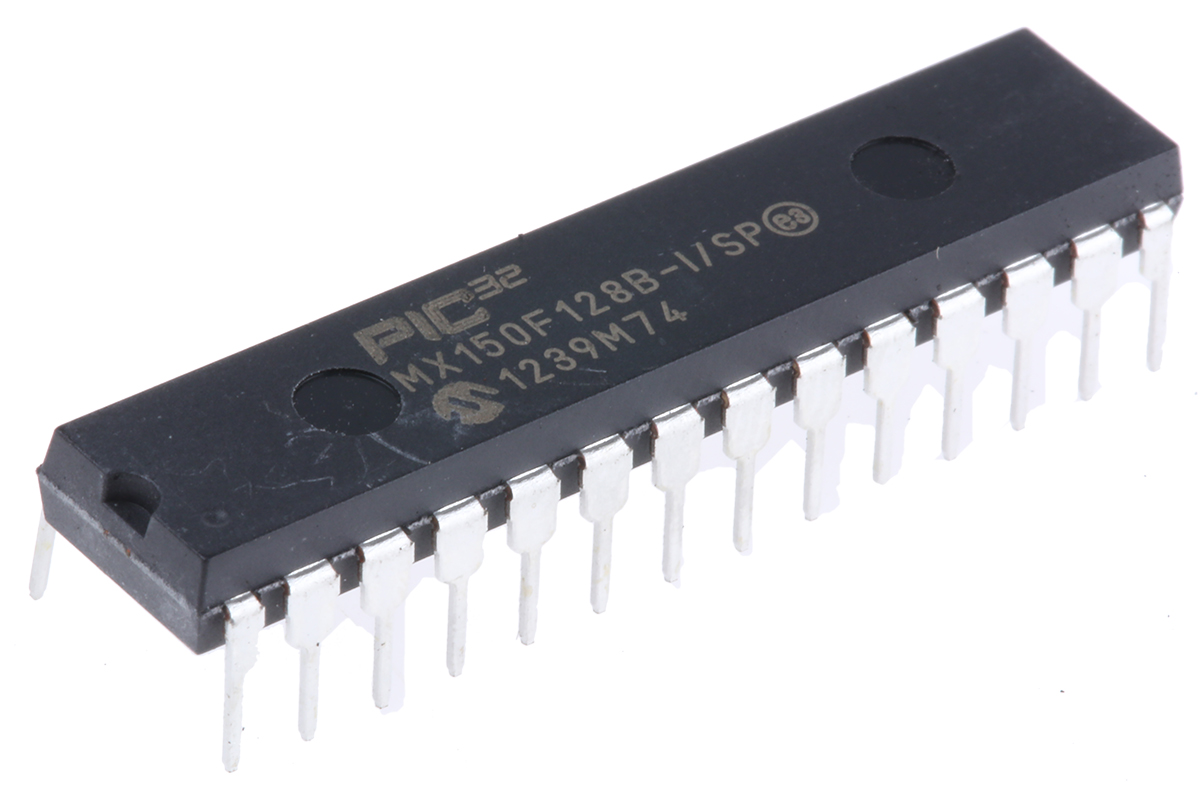 PIC32MX150F128B-I/SP, Microchip