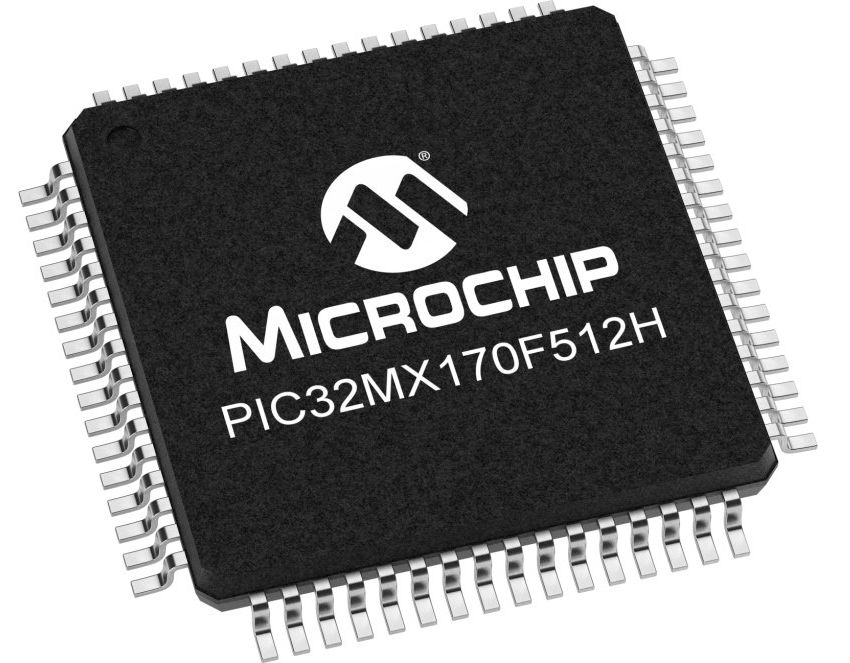 PIC32MX170F512H-I/PT, Microchip