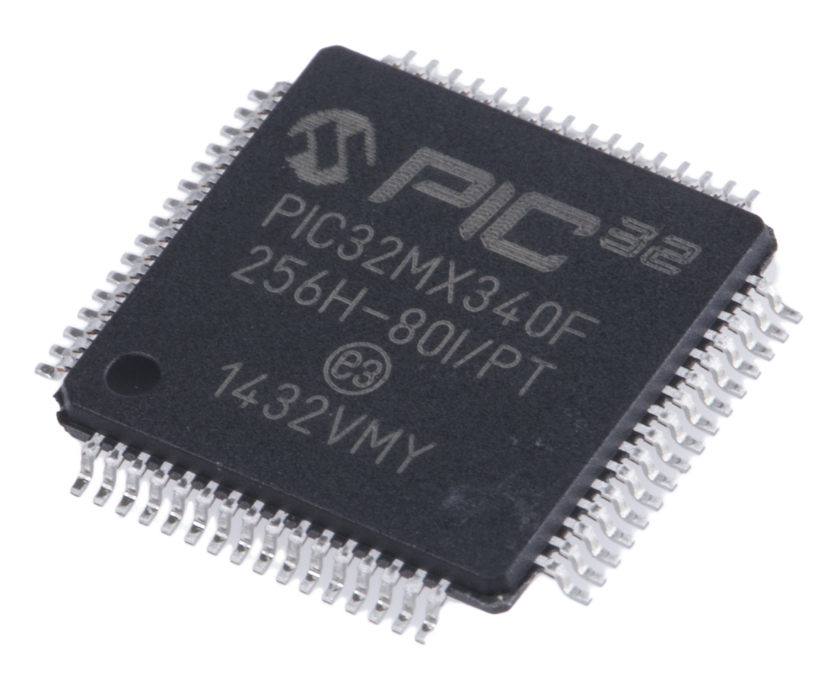 PIC32MX340F256H-80I/PT, Microchip