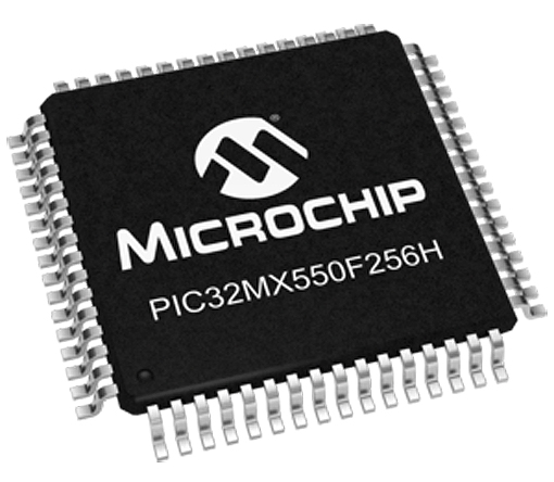 PIC32MX550F256H-I/PT, Microchip
