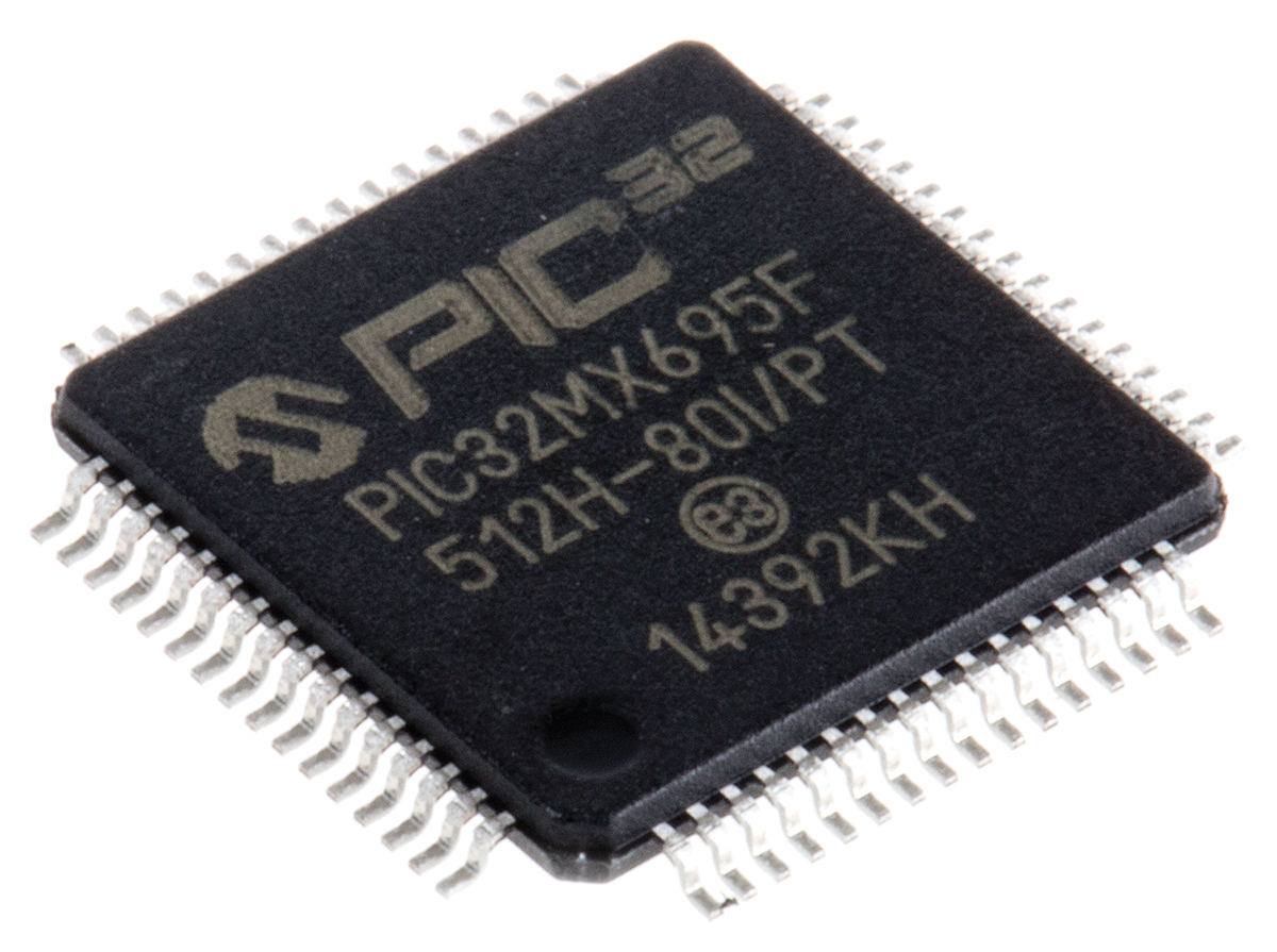 PIC32MX695F512H-80I/PT, Microchip