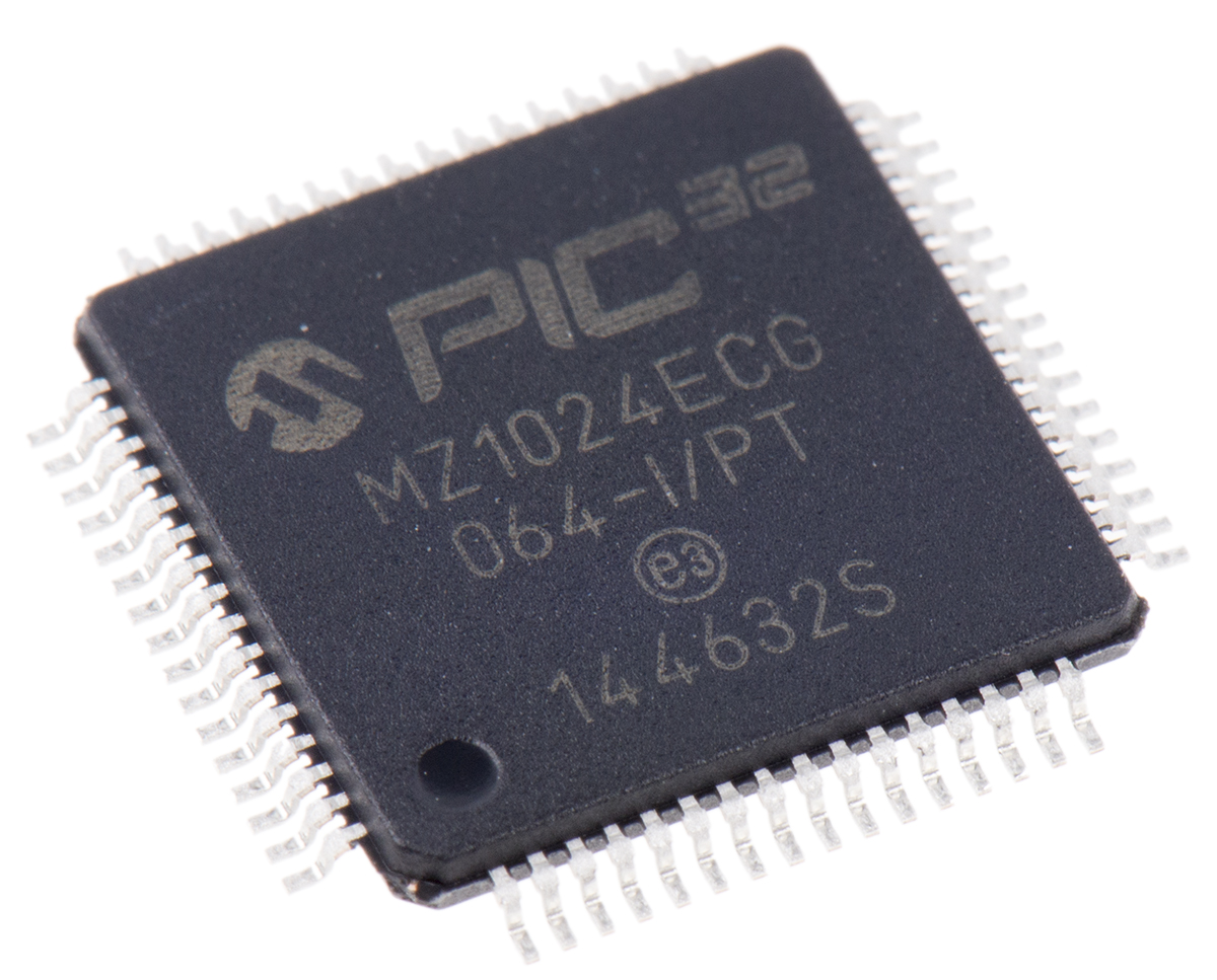 PIC32MZ1024ECG064-I/PT, Microchip