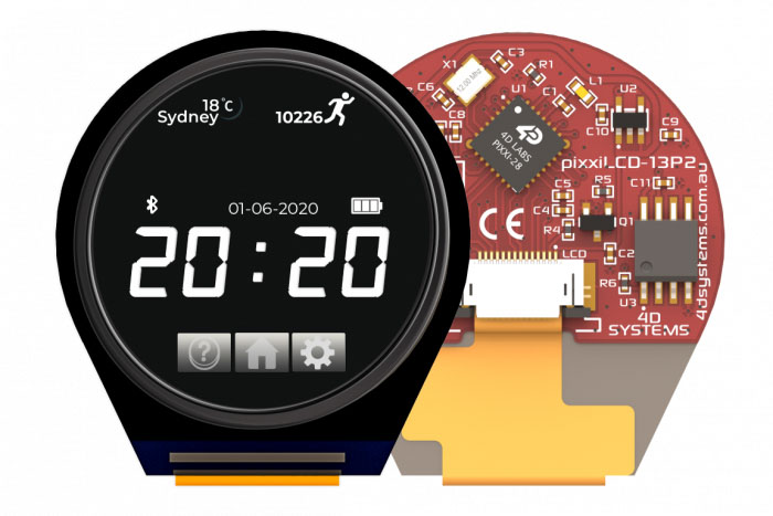 pixxiLCD-13P2, 4D Systems