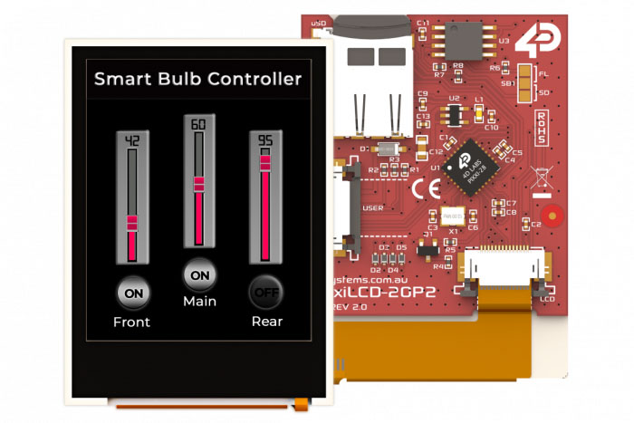 pixxiLCD-20P2, 4D Systems