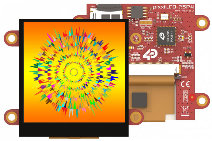 pixxiLCD-25P4-CTP, 4D Systems