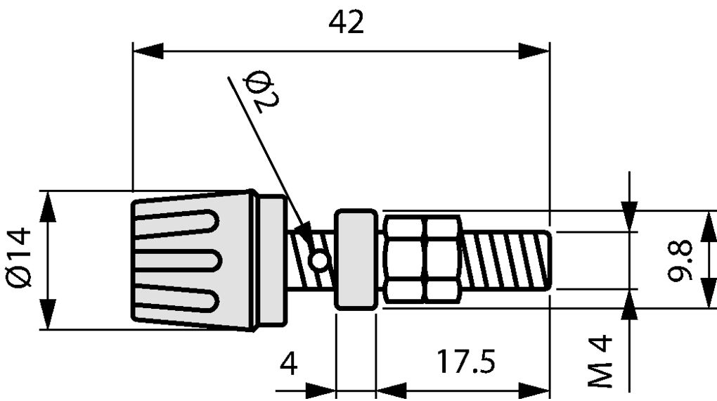 PK 10 A YELLOW/GREEN, Hirschmann Test & Measurement