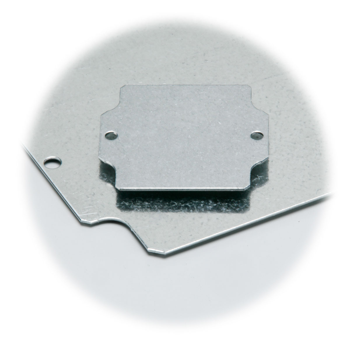 PM 0808 mounting plate, Fibox