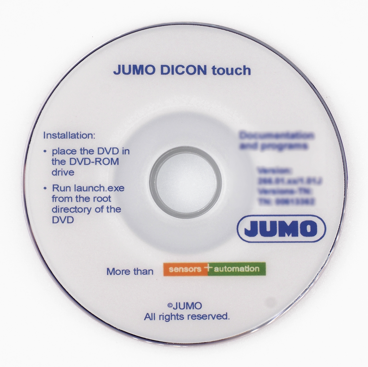Programmeditor-Programm DICON touch, Jumo