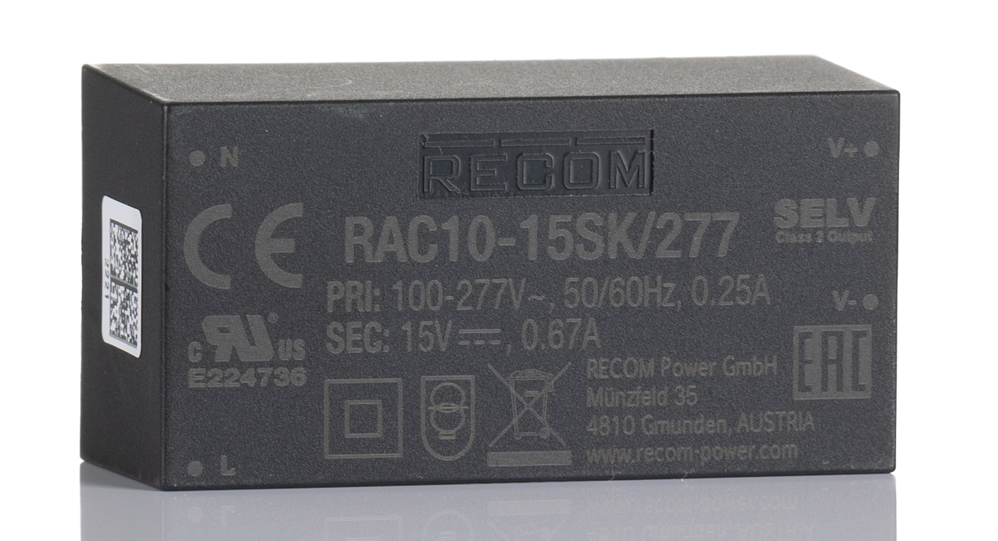 RAC10-15SK/277, Recom