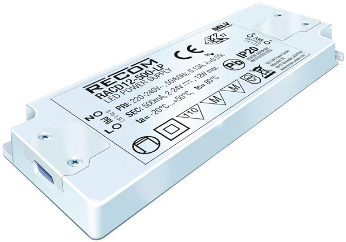 RACD12-500-LP, Recom