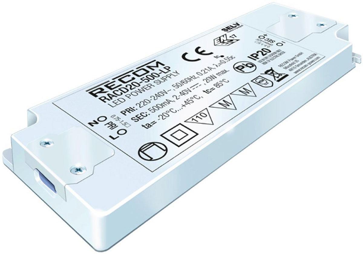 RACD20-700-LP, Recom