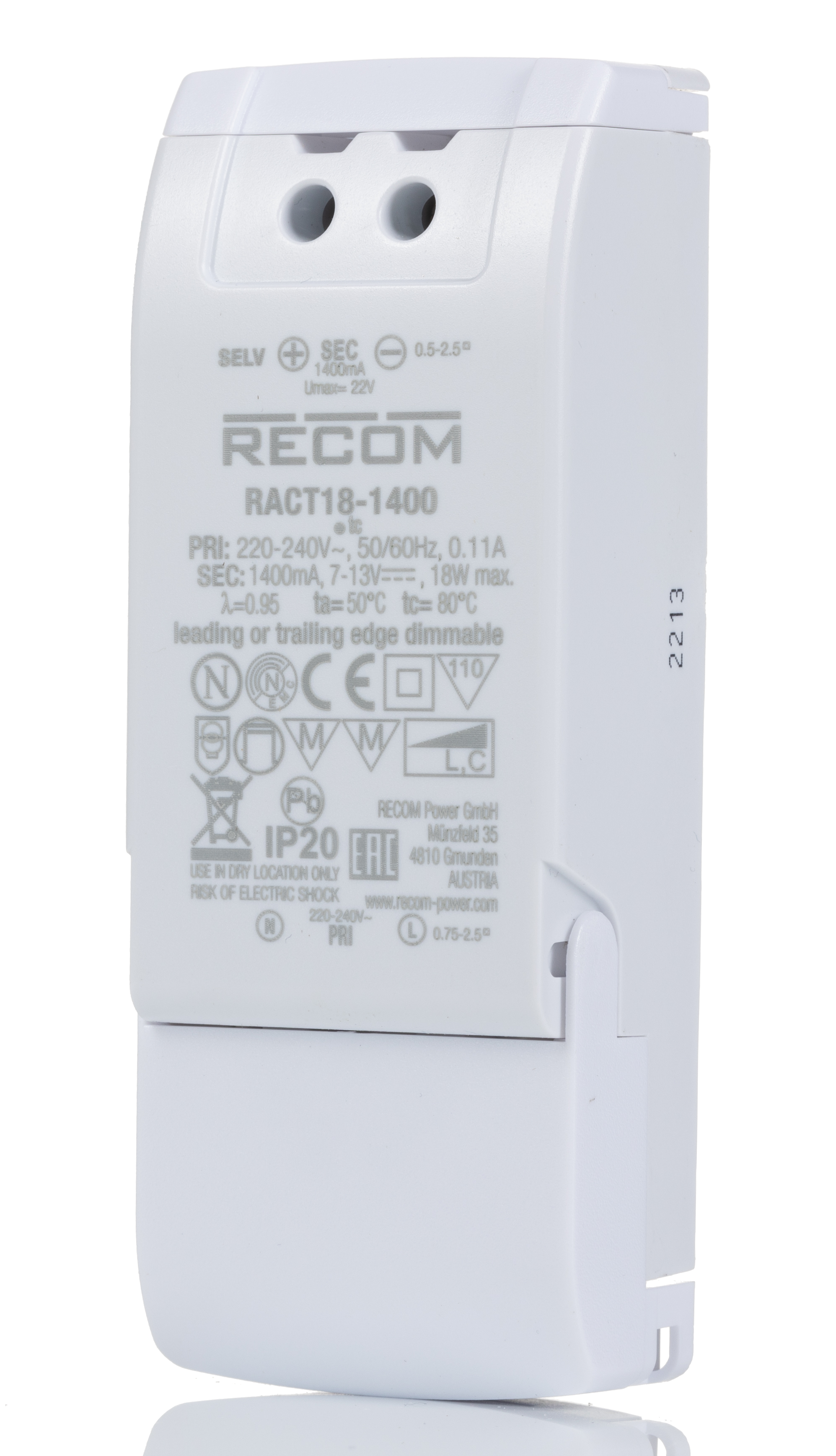 RACT18-1400, Recom