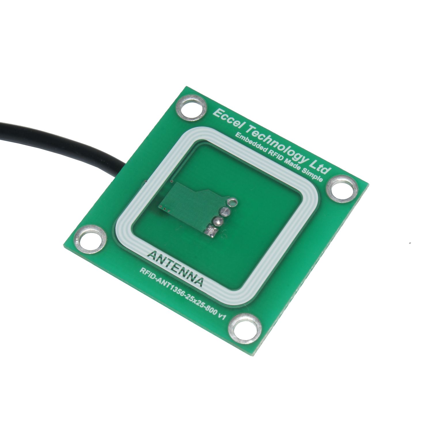 RFID-ANT1356-25x25-800 v1, Eccel Technology Ltd