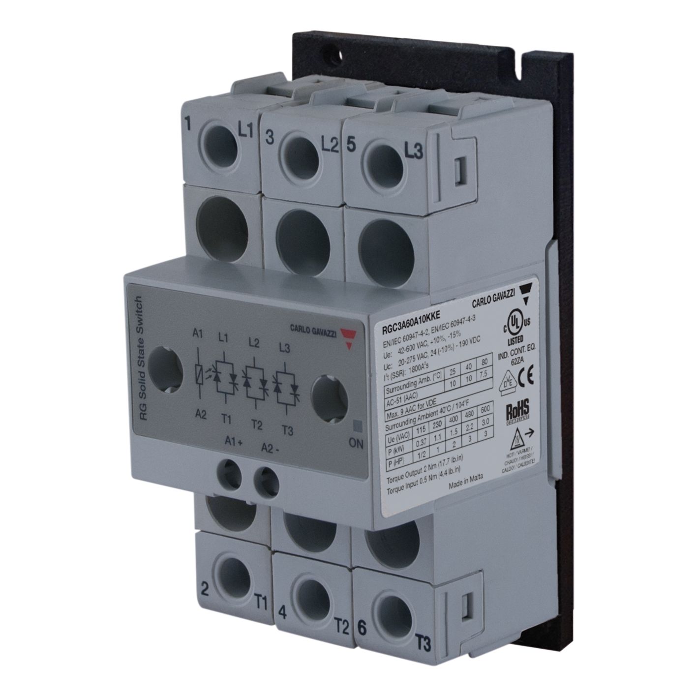 RGC3A60D10KKE, Carlo Gavazzi