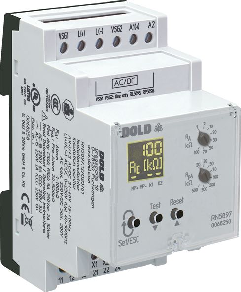 RN5897.12/020/61 AC/DC85-230V 1k-100kOhm 20k-500k, Dold
