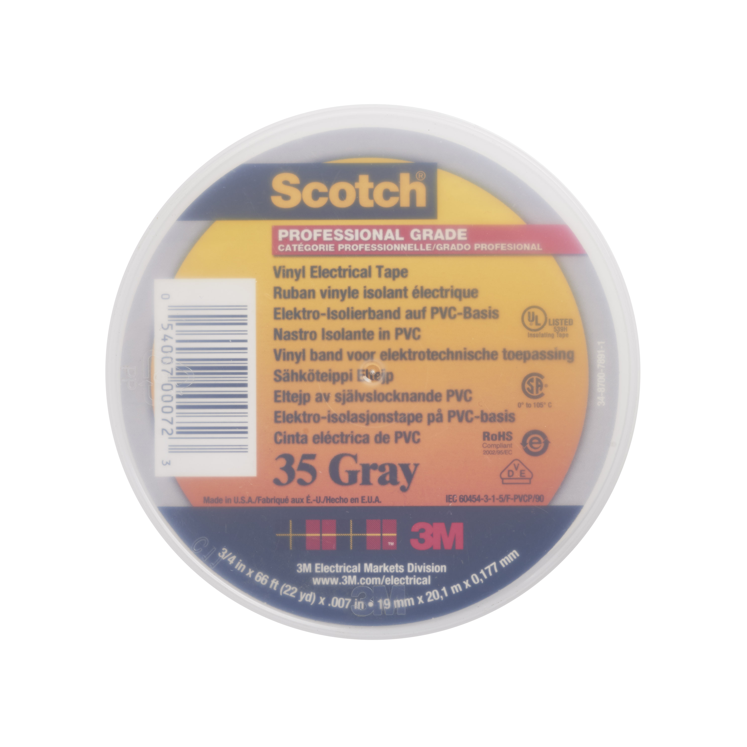 SCOTCH 35 GRIS 20 X 19, 3M
