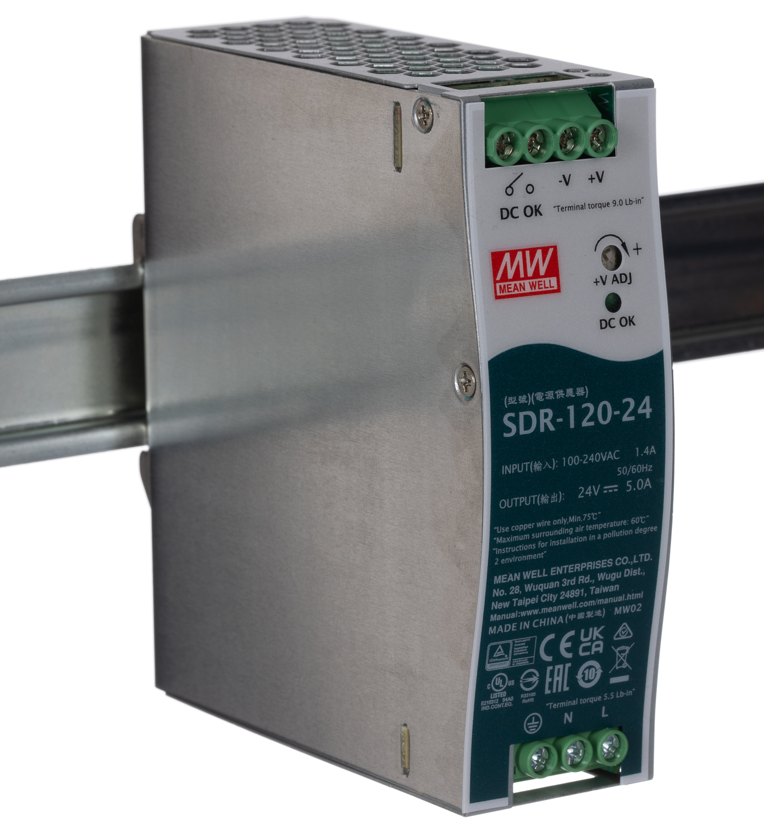 SDR-120-24, MEAN WELL
