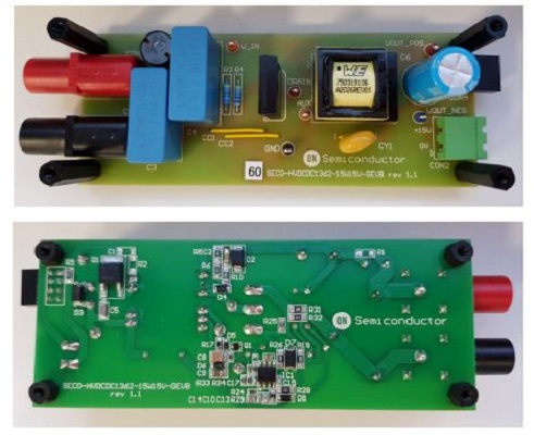 SECO-HVDCDC1362-15W-GEVB, onsemi