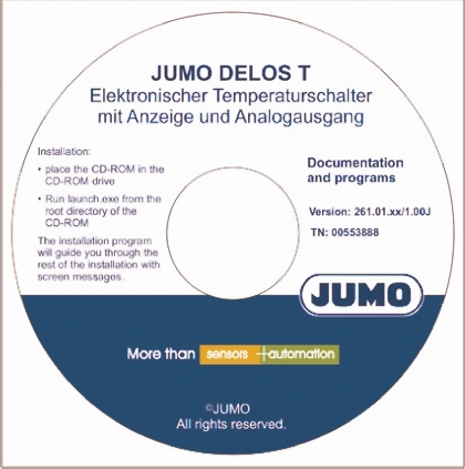 Setup-Programm Dtrans T 100, Jumo