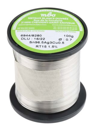 SN96.5 AG3 CU0.5 7/10 RT15 - 100G, MBO