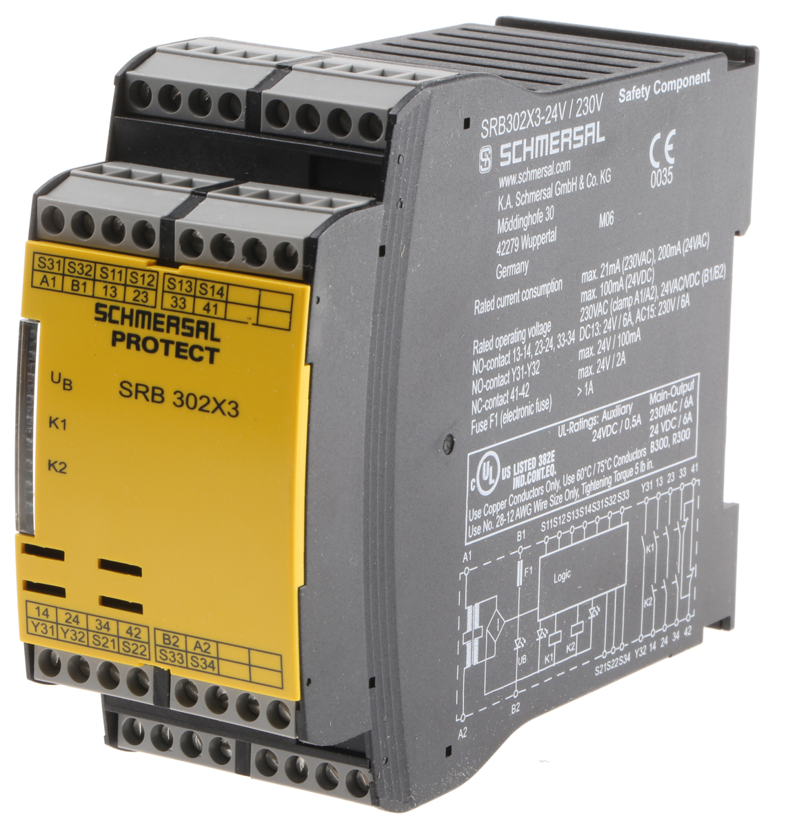 SRB302X3-24VAC/DC-230VAC, Schmersal