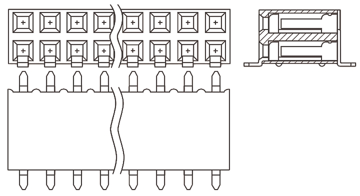 SSM-102-L-DH, Samtec
