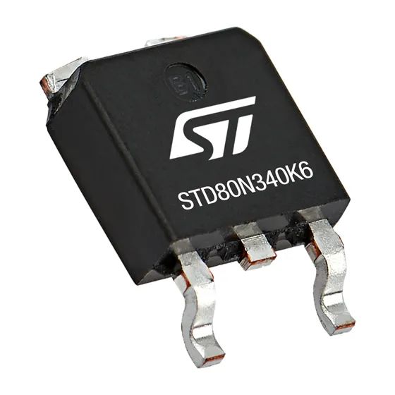 STD80N340K6, STMicroelectronics