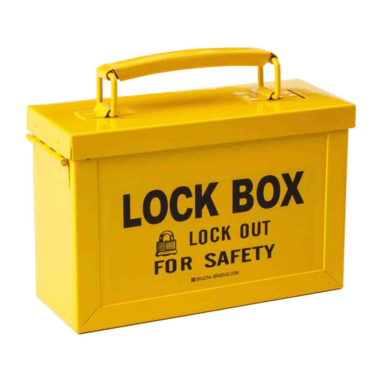 STEEL PORTABLE GROUP LOCK BOX YLW, Brady
