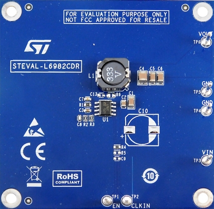 STEVAL-L6982CDR, STMicroelectronics