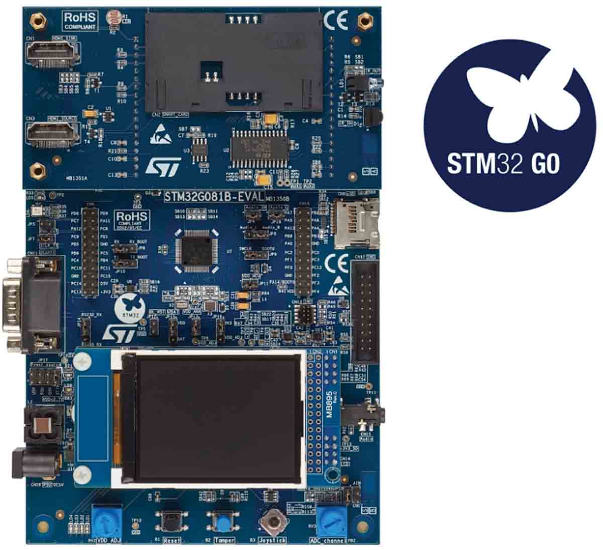 STM32G081B-EVAL, STMicroelectronics