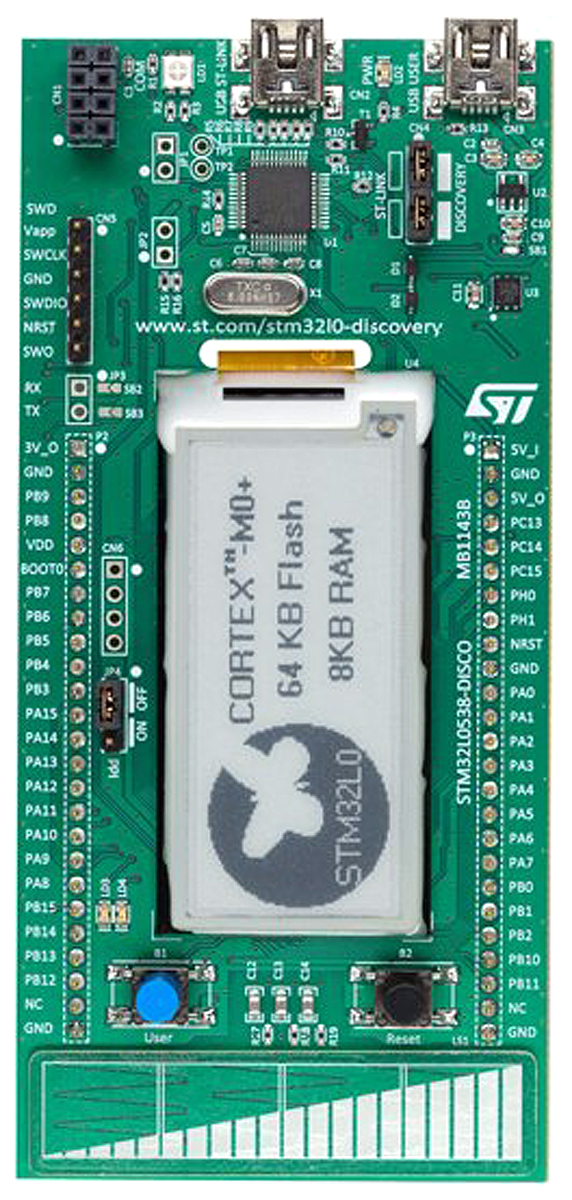 STM32L0538-DISCO, STMicroelectronics