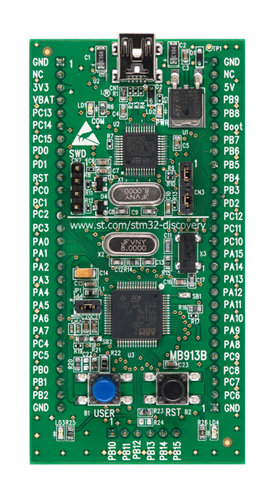 STM32VLDiscovery, STMicroelectronics