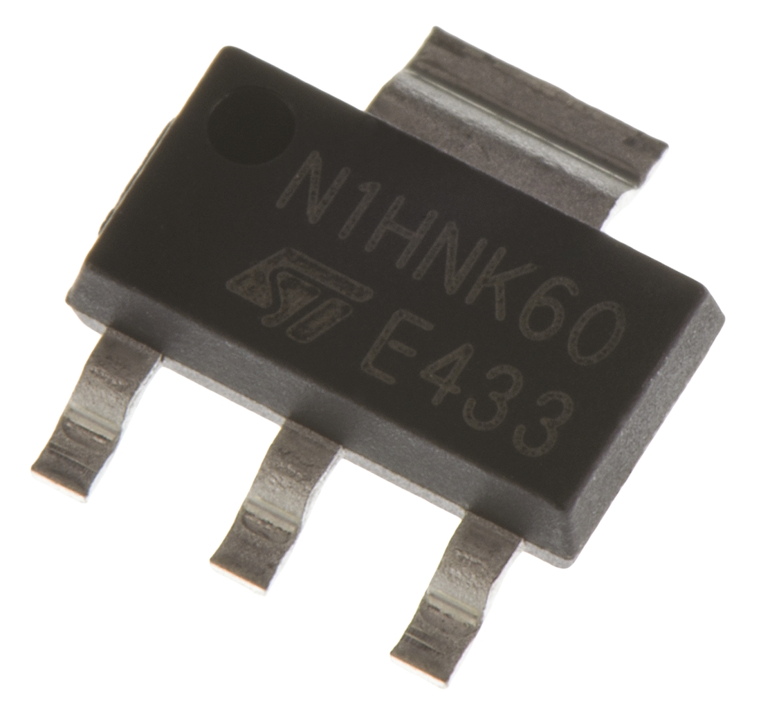 STN1HNK60, STMicroelectronics