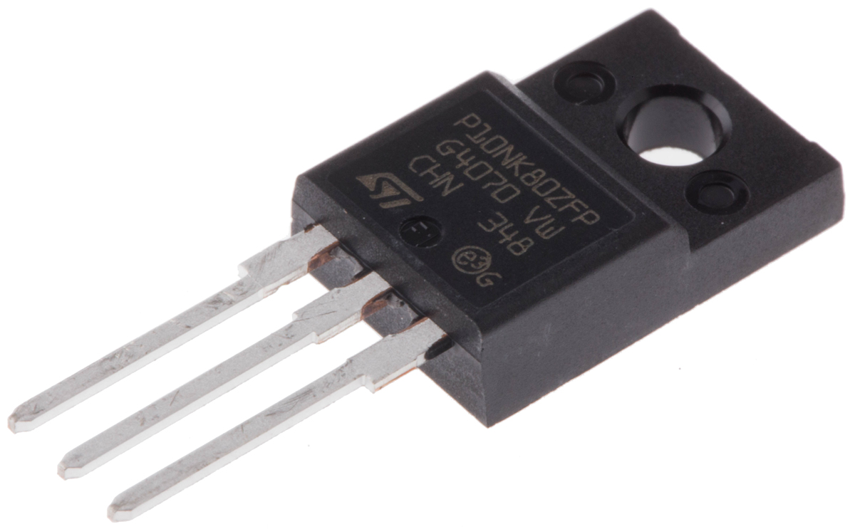 STP10NK80ZFP, STMicroelectronics