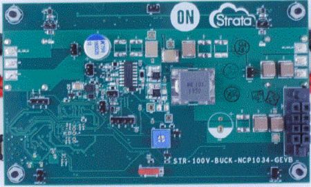 STR-100V-BUCK-NCP1034-GEVB, onsemi