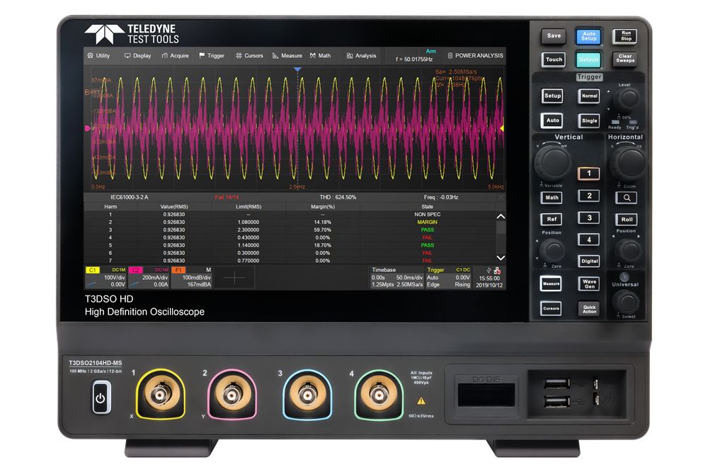 T3DSO2104HD-MS, Teledyne LeCroy