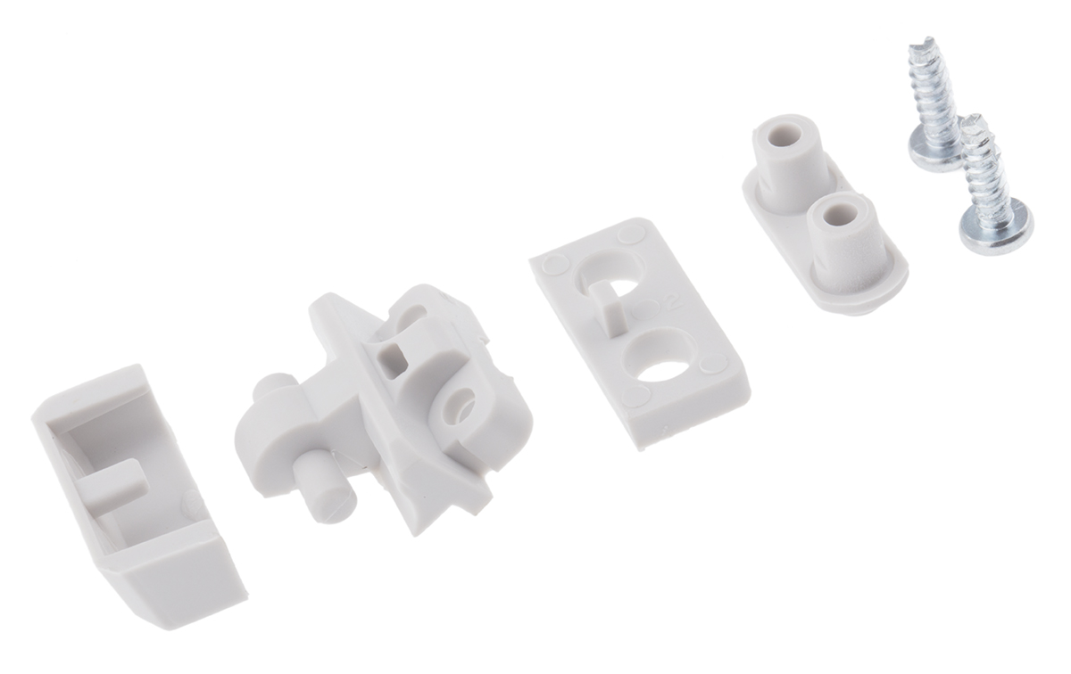 TH A GREY HINGE SET, Fibox
