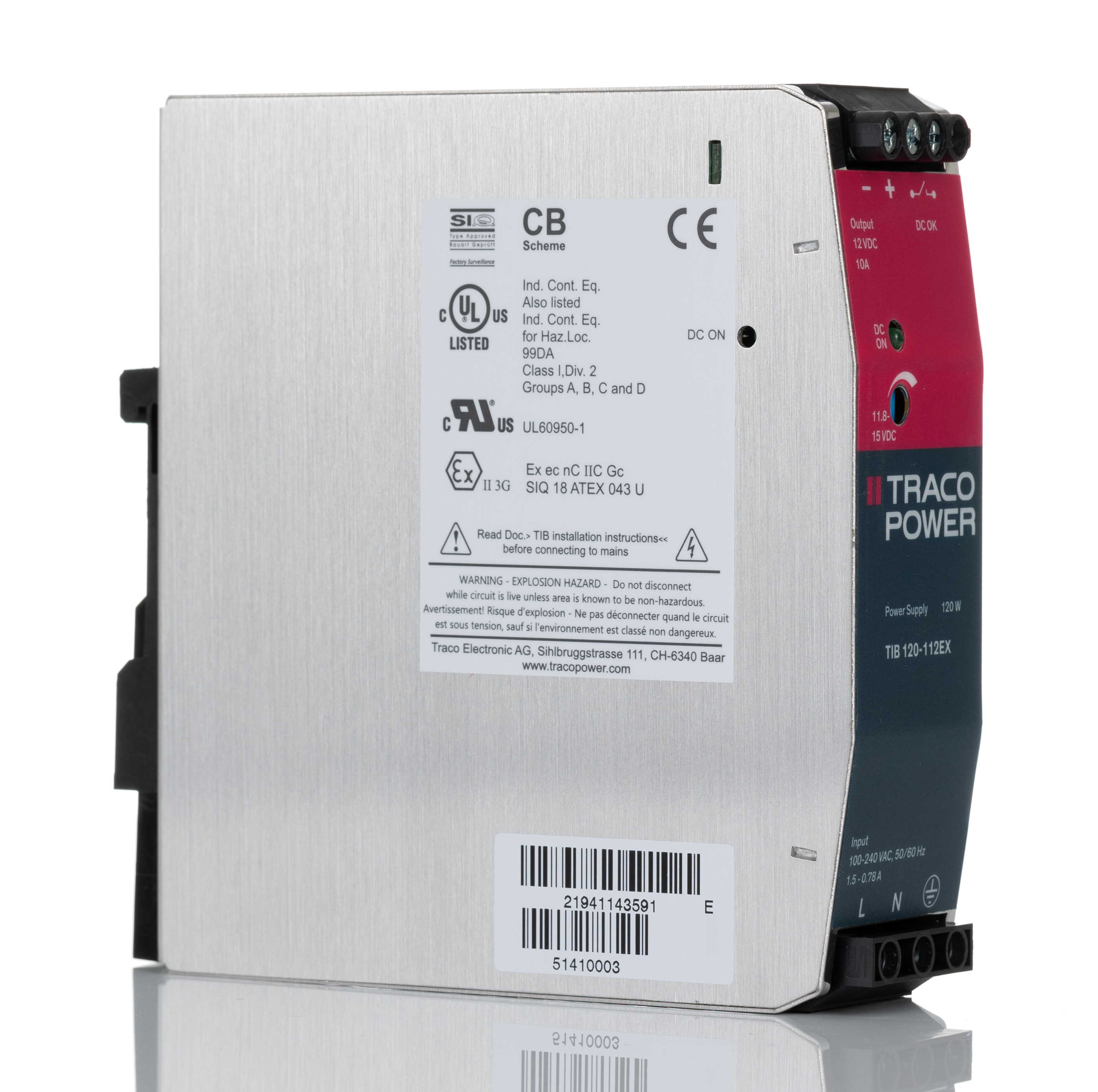 TIB 120-112 EX, TRACOPOWER