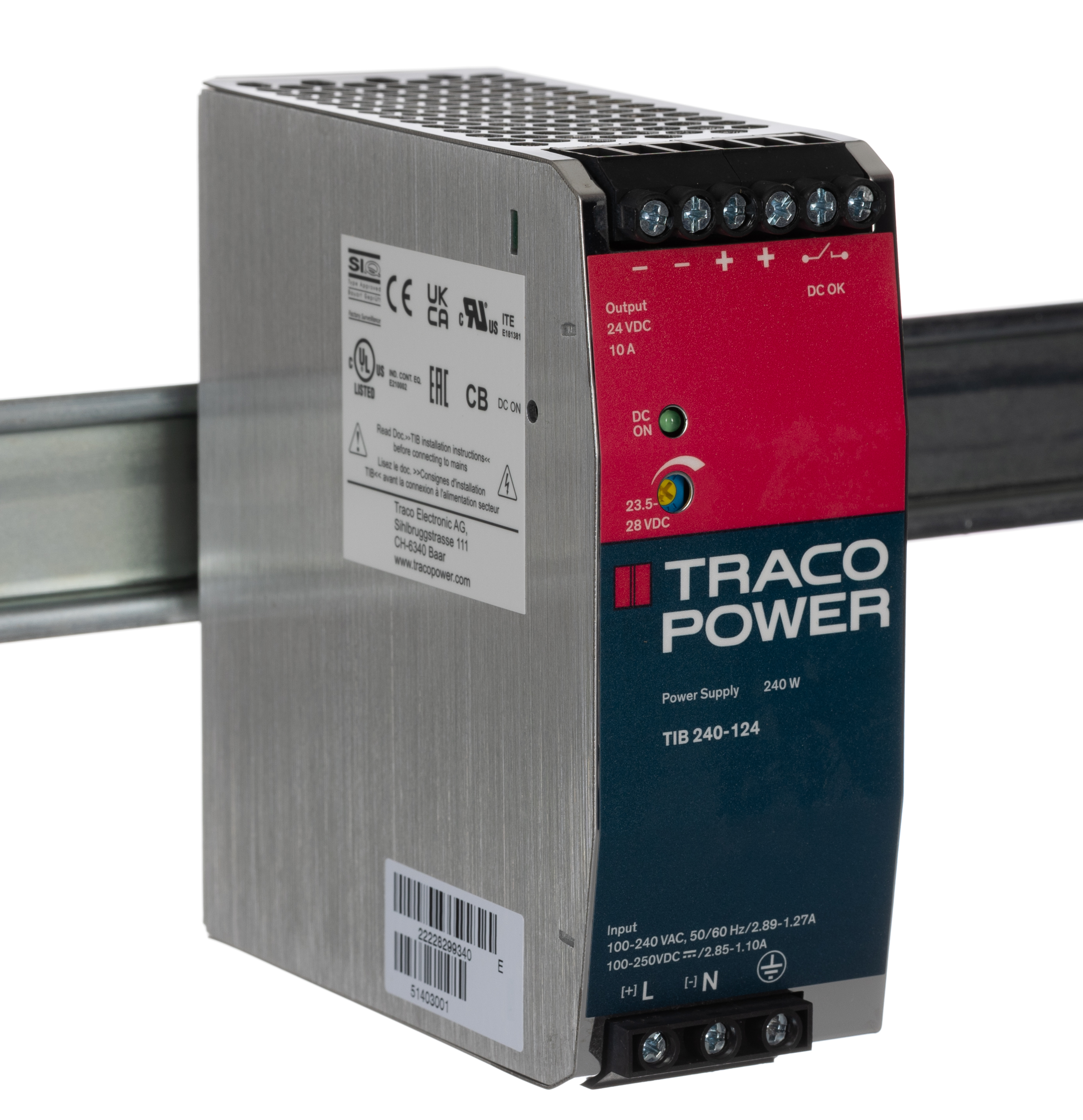 TIB 240-124, TRACOPOWER