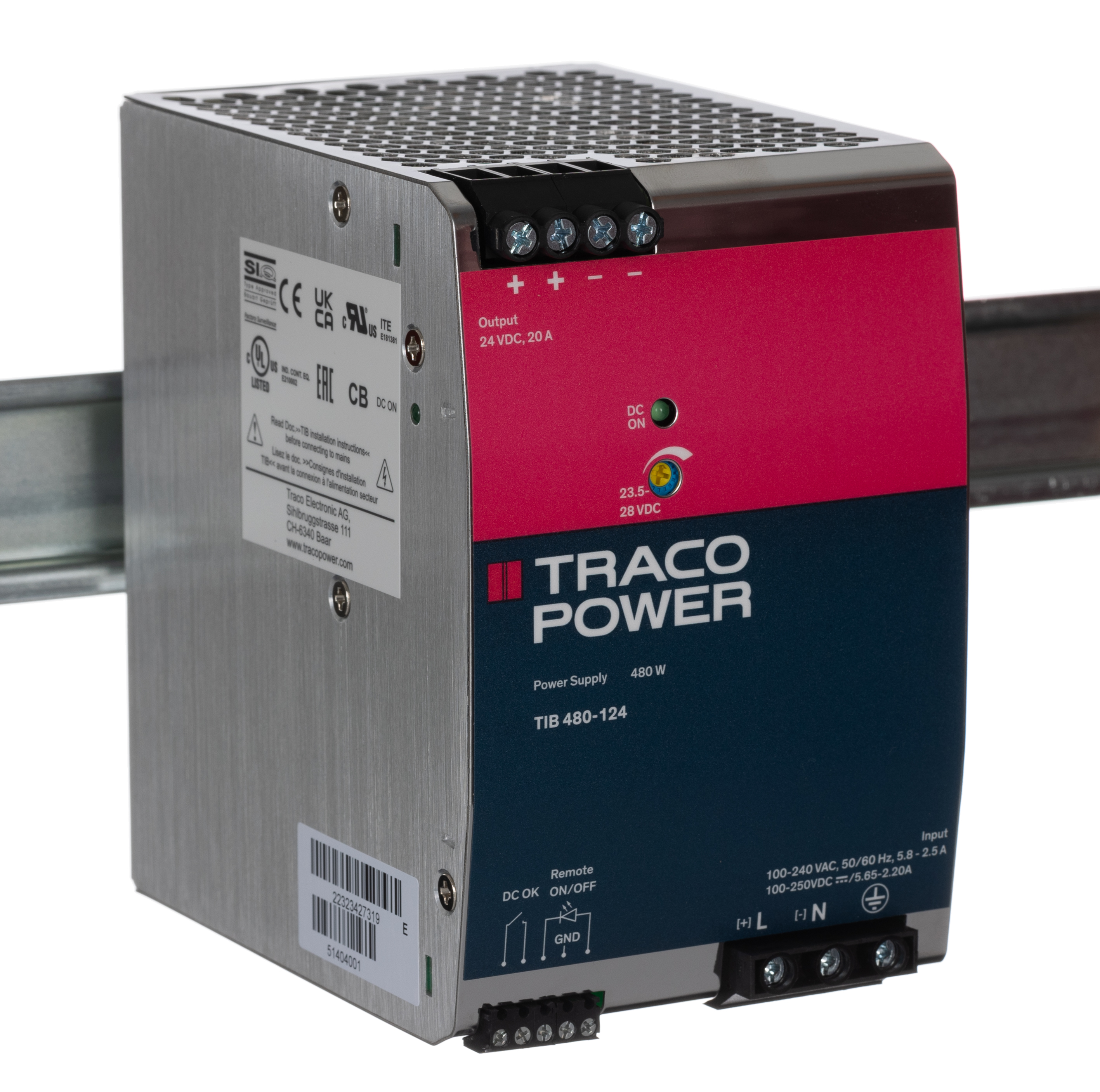 TIB 480-124, TRACOPOWER