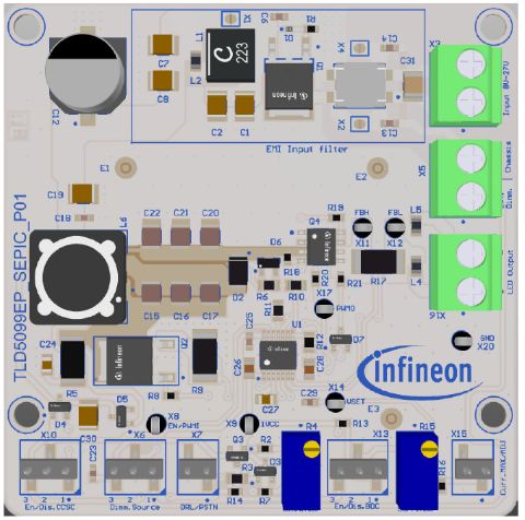 TLD5099EPSEPICEVALKTOBO1, Infineon