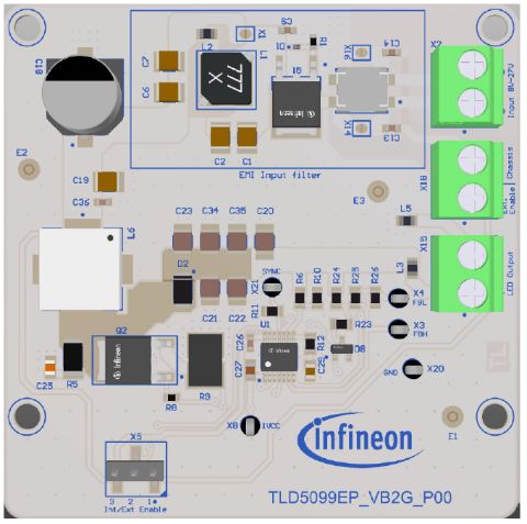 TLD5099EPVB2GEVALKTOBO1, Infineon