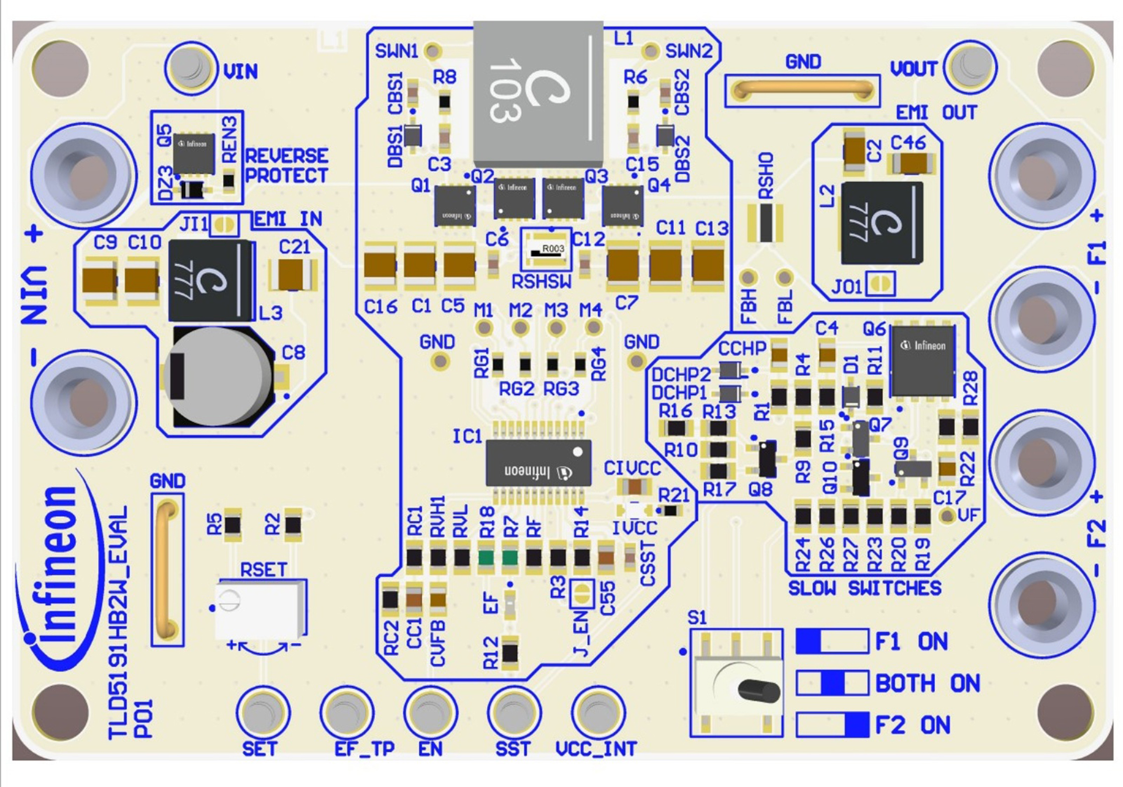 TLD5191HB2WEVALTOBO1, Infineon