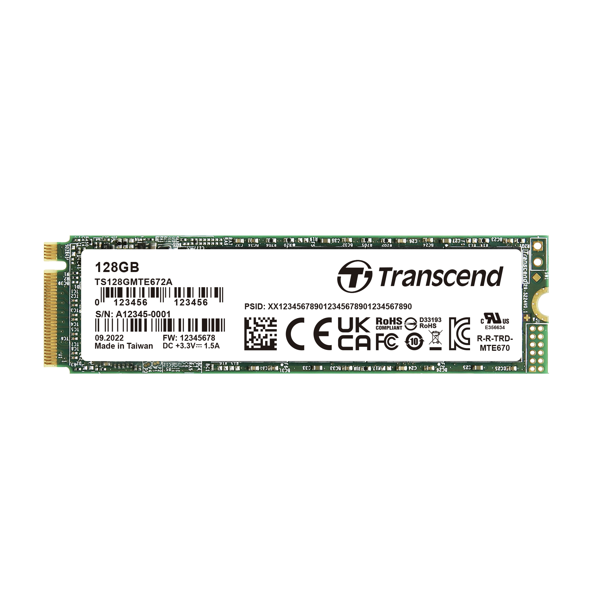 TS128GMTE672A, Transcend