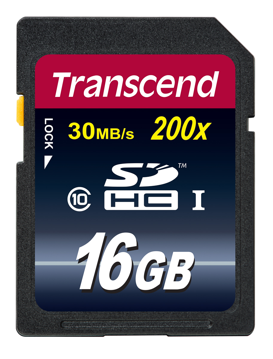 TS16GSDHC10, Transcend