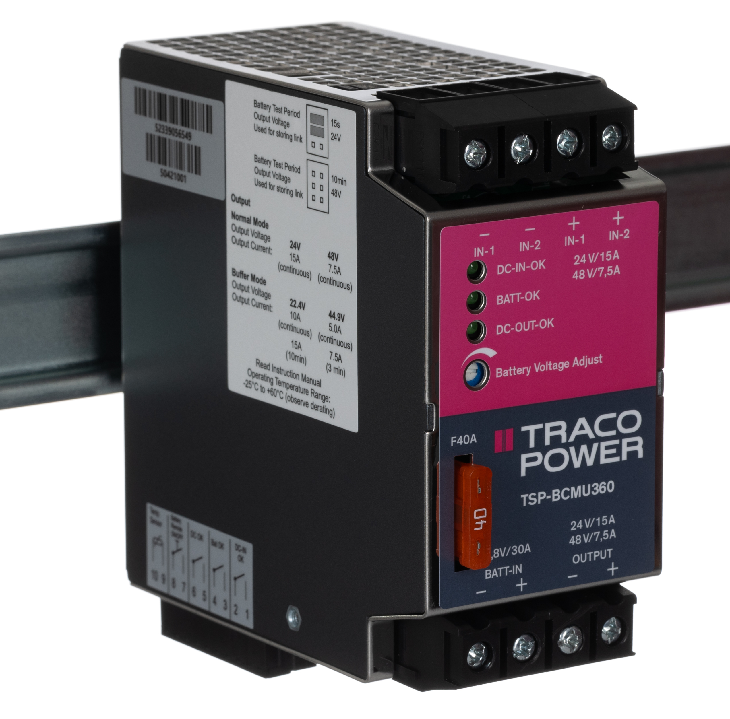 TSP-BCMU360, TRACOPOWER